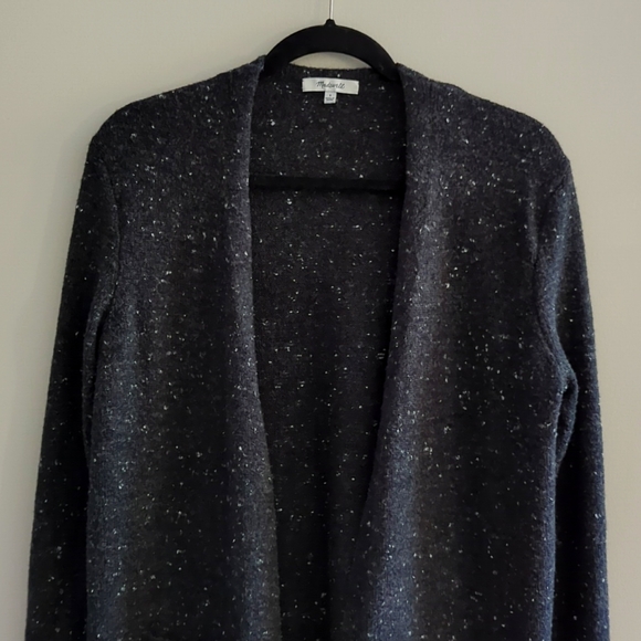 ✨Host pick✨Madewell open-front long cardigan black small - Picture 2 of 10